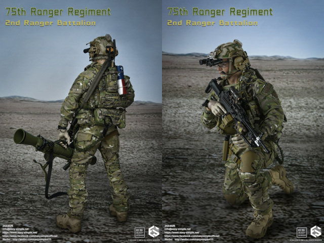 EASY&SIMPLE】26046R 75th Ranger Regiment 2nd Ranger