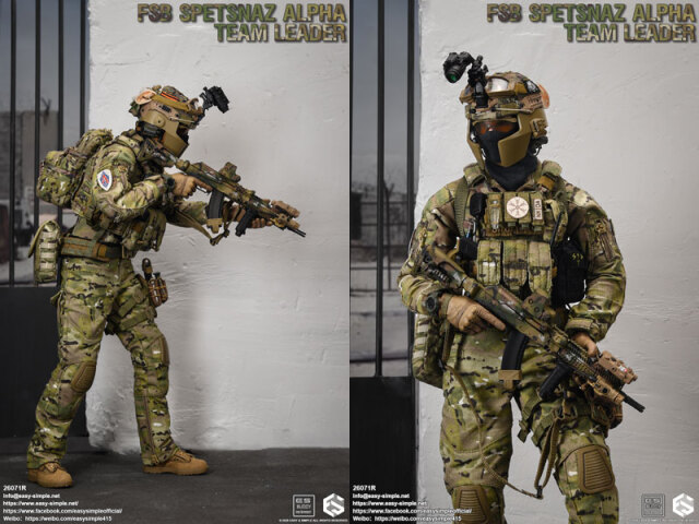 1/6 ミリタリーフィギュア EASY&SIMPLE】26071R FSB ALPHA TEAM LEADER 1/6スケール