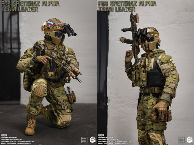 EASY&SIMPLE】26071S FSB ALPHA TEAM LEADER 1/6スケールミリタリー