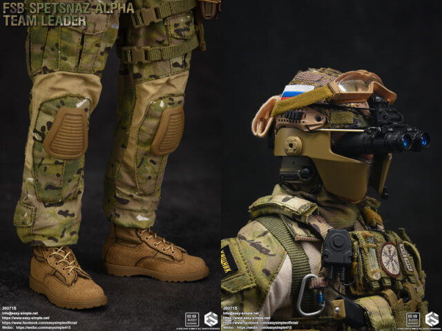 EASY&SIMPLE】26071S FSB ALPHA TEAM LEADER 1/6スケールミリタリー