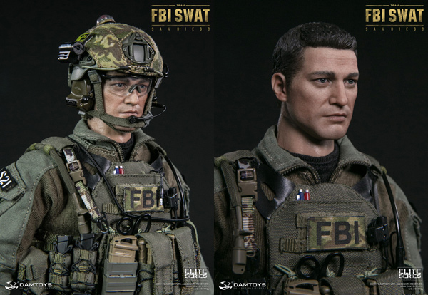 DAM】No.78044A ELITE SERIES 1/6 FBI SWAT TEAM AGENT - SAN