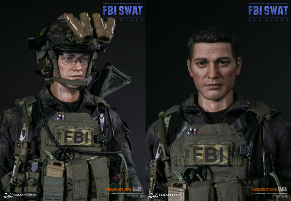DAM】No.78044B ELITE SERIES 1/6 FBI SWAT TEAM AGENT - SAN