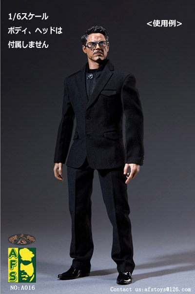 AFS】A016 1/6 Stark Casual Suit カジュアルスーツ＆サングラス