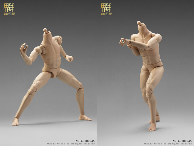 AlertLine】AL100045/AL100046 MALE ACTION BODY 1/6スケール