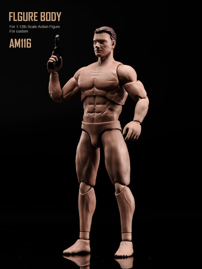 ANT】AM116 1/12 Muscle Male Body 1/12 筋肉男 マッスル