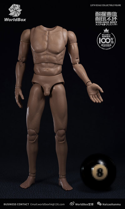 WorldBox】AT-020 1/6 Durable Body 汎用男性素体 1/6スケール 男性