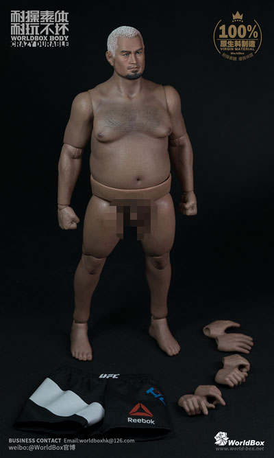 WorldBox】AT-021 BODY CRAZY DURABLE 1/6スケール 男性ボディ素体