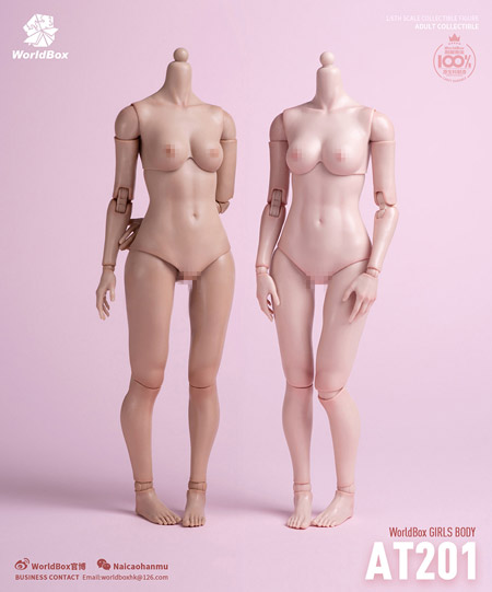 WorldBox】AT201 1/6 Girl Body ガールボディ 1/6スケール 女性ボディ