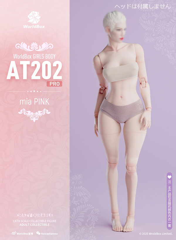 WorldBox】AT202PRO 1/6 Girl Body ガールボディ 1/6スケール 女性