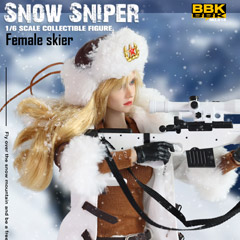 bbk】BBK018 1/6 Snow Sniper スノー・スナイパー スキーヤー 女性 