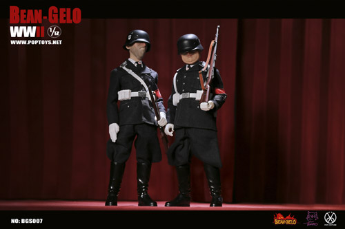 POPtoys】BGS009 or BGS010 1/12 Bean Gelo Series Black SS Skinny
