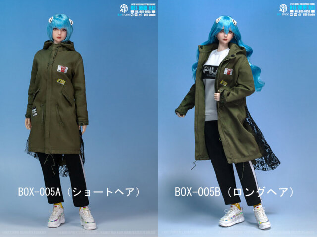 BOXStudio】BOX-005A/B REIREI ロングコート美女 1/6スケール 女性