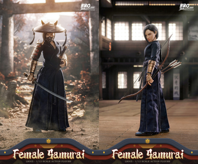 【新品未開封】BROtoys『女性侍』1/12スケール アクションフィギュア Brotoys 1/12 Female Samurai | 玩具箱Toy Box