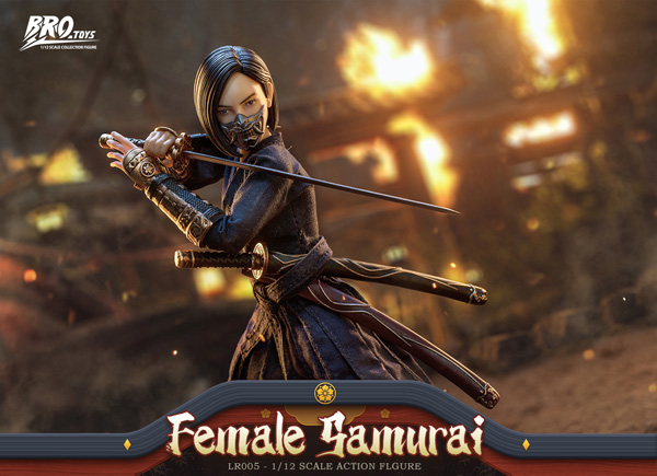 BROTOYS】LR005 1/12 Female Samurai 女武士 女性剣豪 1/12