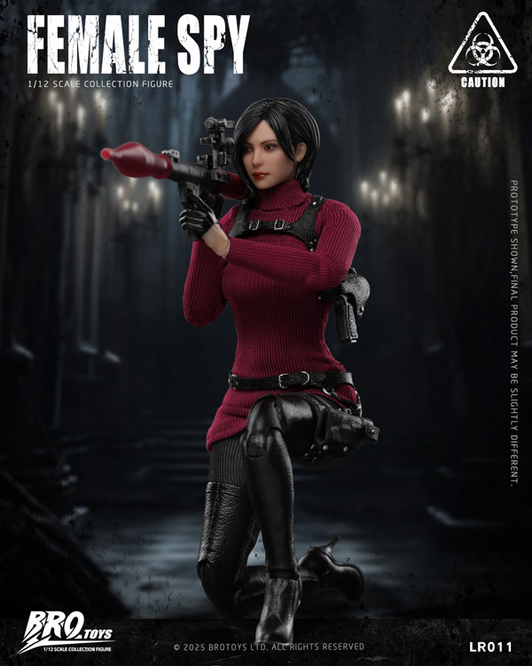 BROTOYS】LR011 1/12 Female Spy 女スパイ 1/12スケールフィギュア
