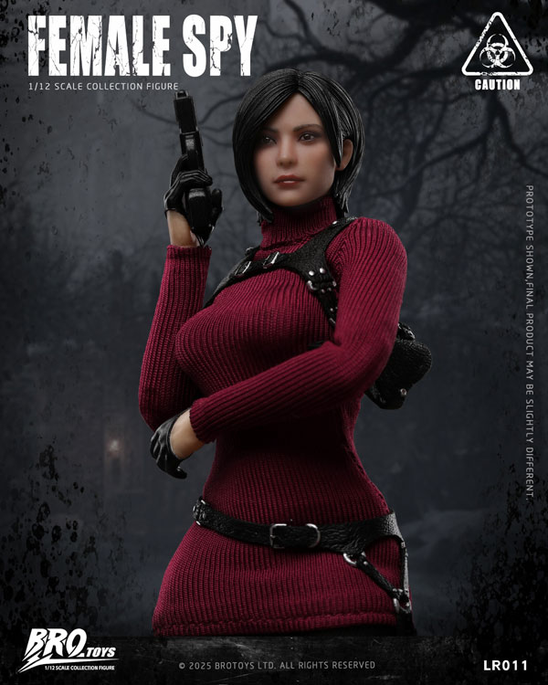 BROTOYS】LR011 1/12 Female Spy 女スパイ 1/12スケールフィギュア