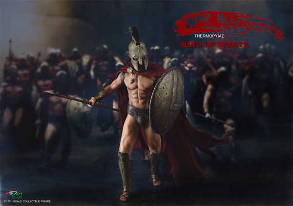 BY-ART】G01 1/12 War Wolf Thermopylae KING OF SPARTA