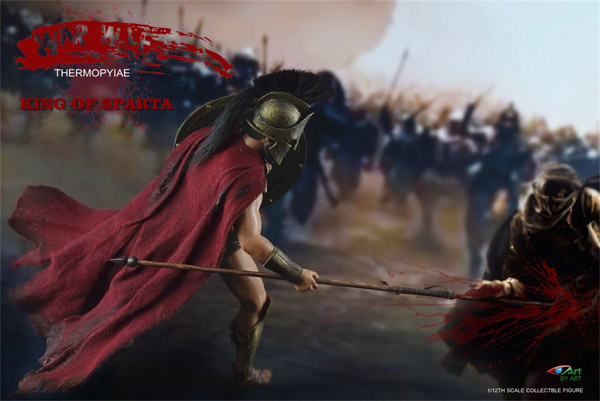 BY-ART】G01 1/12 War Wolf Thermopylae KING OF SPARTA