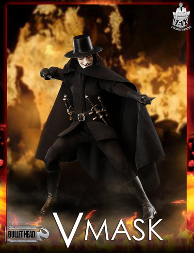 BULLET HEAD】BH004 1/12 V MASK Action Figure 1/12スケールフィギュア