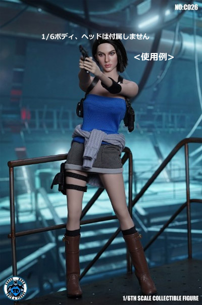 SUPERDUCK】C026 Biochemical Female SWAT Clothing Accessory 1/6 