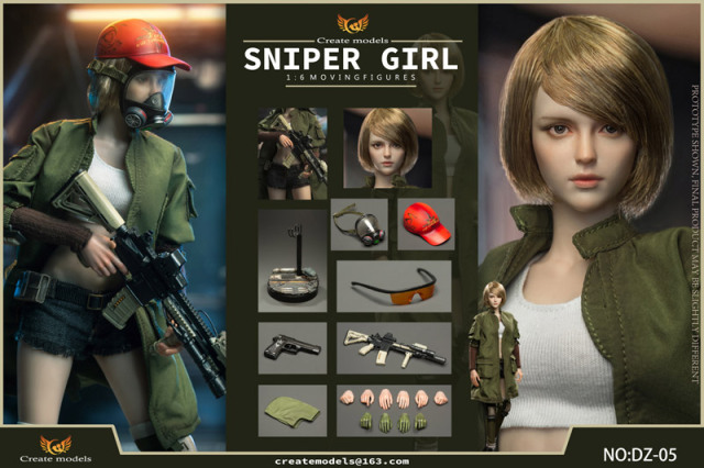 Createmodels】DZ-05 SniperGirl Songbird スナイパーガール ソング 