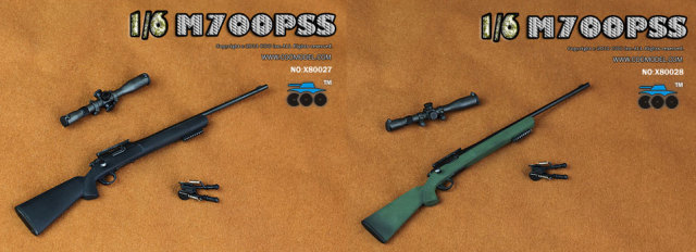 COO】X80027 X80028 1/6 レミントンM700PSS 1/6スケール 狙撃銃