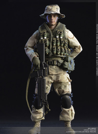 crazyfigure】LW003 1/12 US Military 75th Rangers Regiment