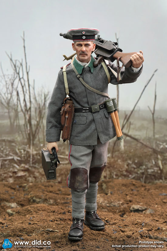 DID】D11015 WW1 German MG08 Machine Gunner - Arthur 第一次世界大戦