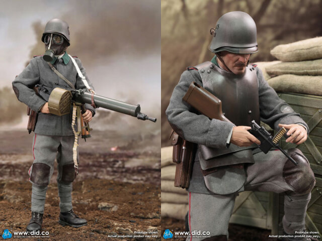 DID】D11015 WW1 German MG08 Machine Gunner - Arthur 第一次世界大戦