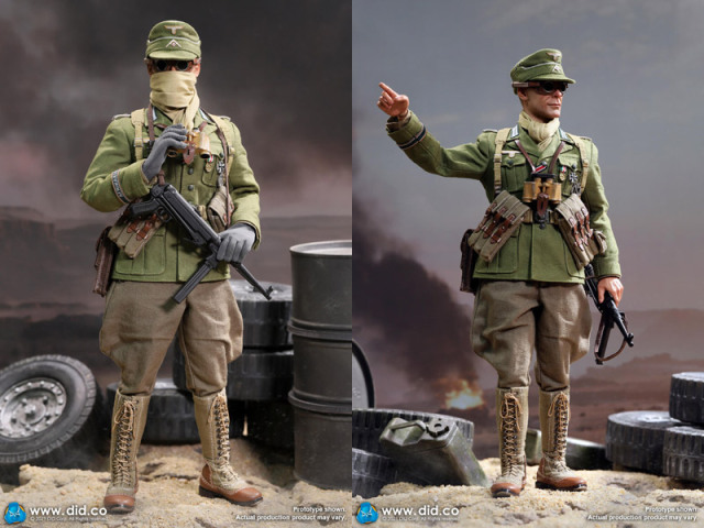 DID】D80151 WW2 German Afrika Korps Infantry Captain