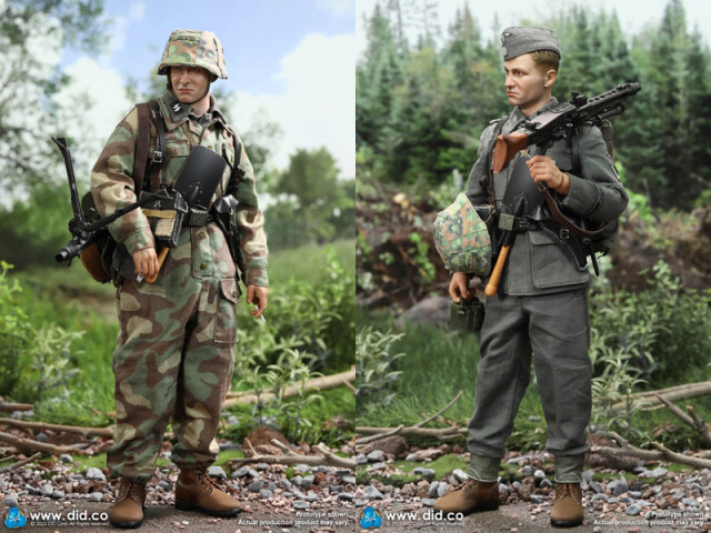 DID】D80169 WW2 German 12th SS Panzer Division MG42 gunner - Otto 