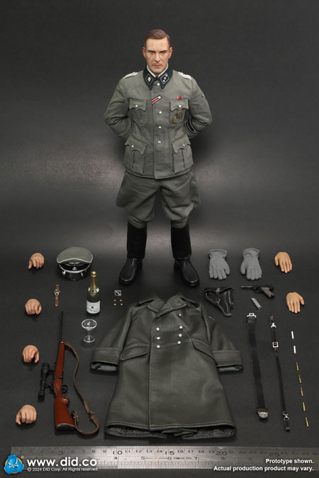 ドイツ軍 SS制服将校 アルゲマイネ 金属製 1/32フィギュア 絶版品 DID