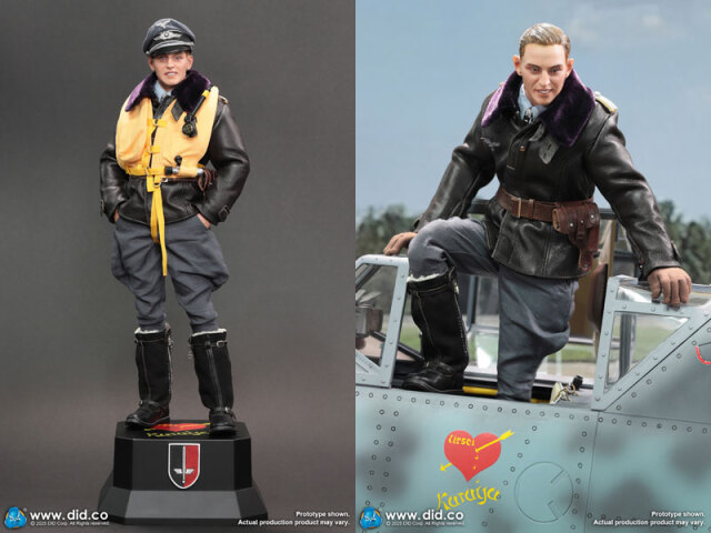 DID】D80190 WW2 German Luftwaffe Ace Pilot - Erich Hartmann 第二次