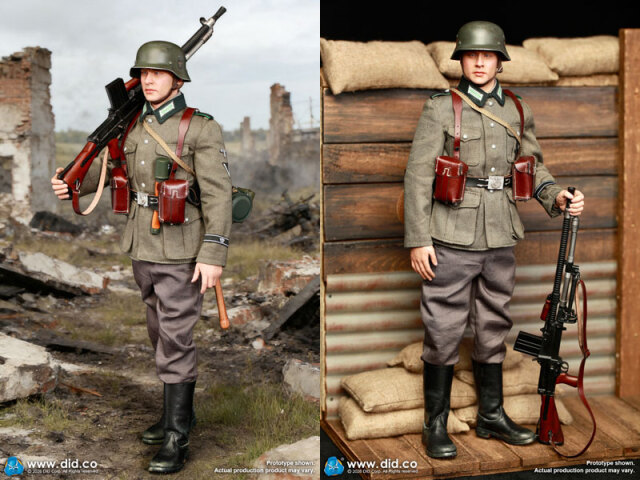 DID】D80191 WW2 German SS Polizei-Division ZB30 Gunner - Friedrich