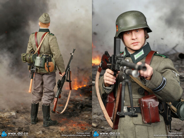 DID】D80191 WW2 German SS Polizei-Division ZB30 Gunner - Friedrich