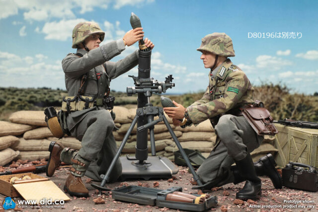 DID】D80195 WW2 German GD Infantry Mortarman - Bruno ドイツ国防軍