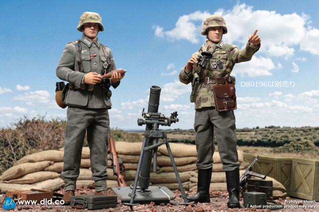 DID】D80195 WW2 German GD Infantry Mortarman - Bruno ドイツ国防軍