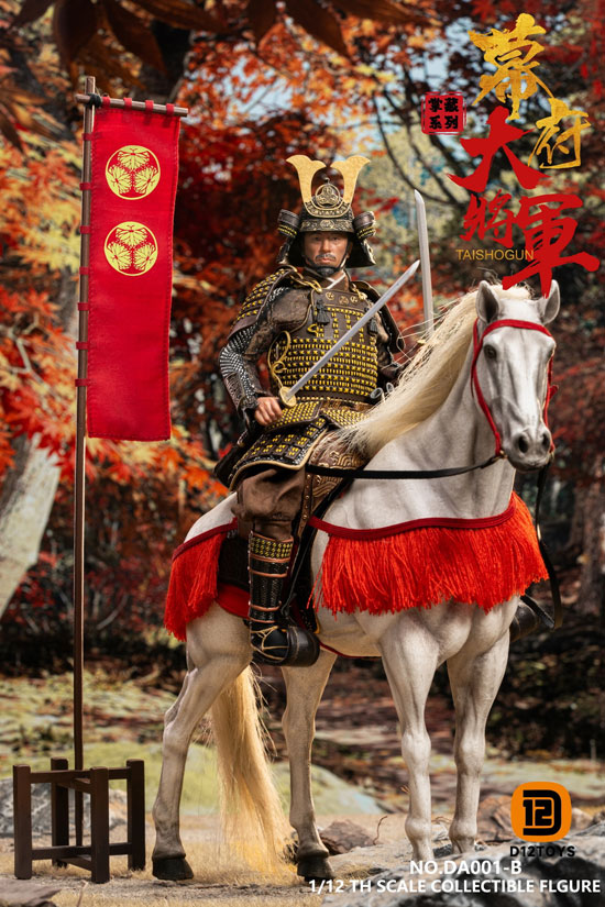 D12TOYS】DA001B Palm Collections 1/12 幕府大将軍 戦国武将 侍 武士