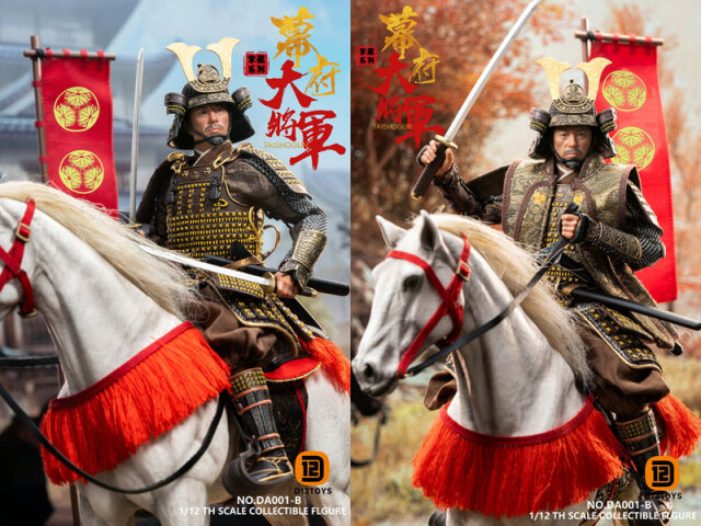 D12TOYS】DA001B Palm Collections 1/12 幕府大将軍 戦国武将 侍 武士