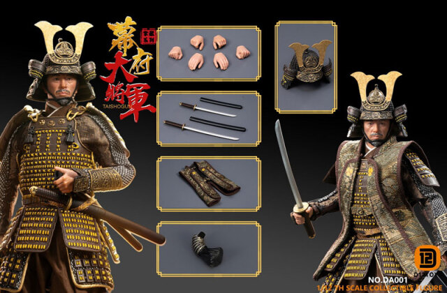 戦国武将シリーズ　2体 D12TOYS】DA001 Palm Collections 1/12 幕府大将軍 戦国武将 侍 武士