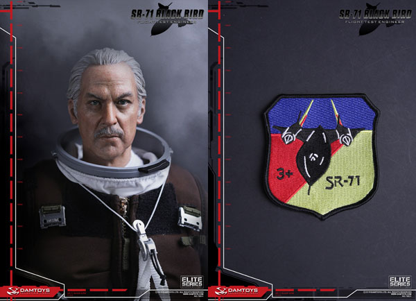 DAMTOYS SR-71 フライトテストエンジニア タイプ ホットトイズ 1/6 ダムトイ SR-71 ブラックバード フライトテストエンジニア