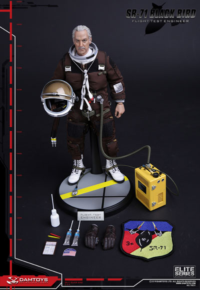 DAMTOYS SR-71 フライトテストエンジニア タイプ ホットトイズ DAM】No.78031 ELITE SERIES SR-71 ”BLACK BIRD” FLIGHT TEST