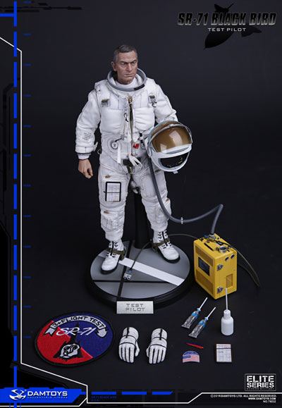 DAMTOYS SR-71 フライトテストエンジニア タイプ ホットトイズ ダムトイ 1/6 エリートシリーズ SR-71 ブラックバード フライト