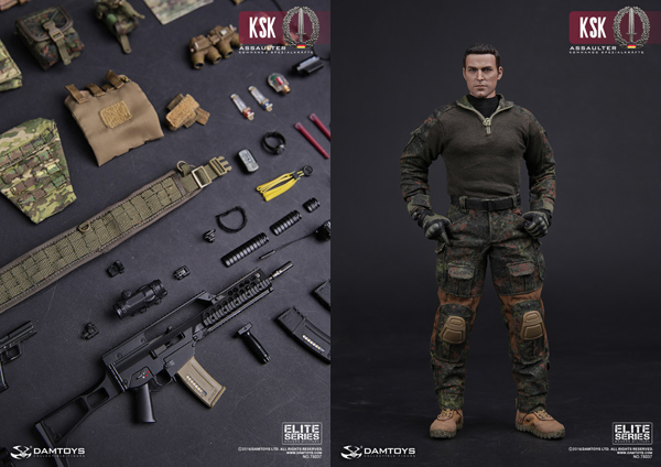 KSK-Kommando Spezialkräfte フィギュア 1/6 Scale KSK Kommando Spezialkräfte Leader Figure by DamToys