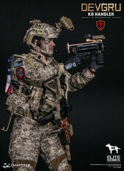 DAM】No.78040-1 ELITE SERIES DEVGRU K9-handler in Afghanistan