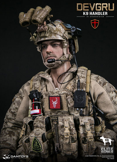 DAM】No.78040-1 ELITE SERIES DEVGRU K9-handler in Afghanistan