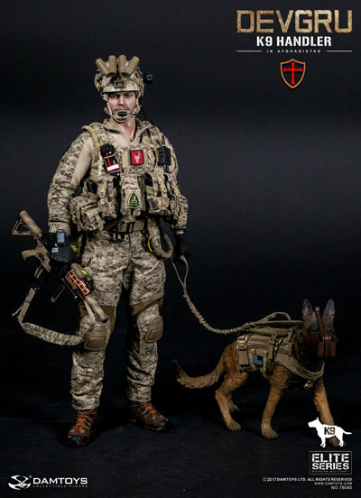 DAM】No.78040 ELITE SERIES DEVGRU K9-handler in Afghanistan (K9 犬