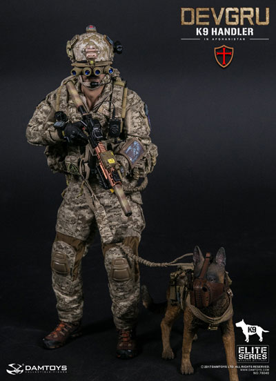 ミリタリー DEVGRU K9 HANDLER DAM】No.78040 ELITE SERIES DEVGRU K9-handler in Afghanistan (K9 犬