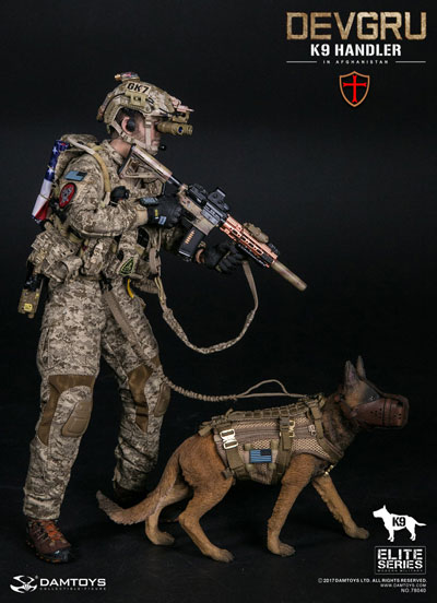 DAM】No.78040 ELITE SERIES DEVGRU K9-handler in Afghanistan