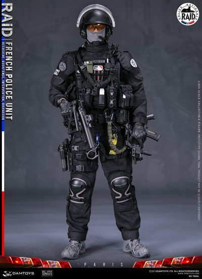 DAM】No.78061 ELITE SERIES 1/6 FRENCH POLICE UNIT - RAID IN